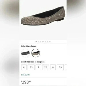 Stuart Weitzman Nubeads Haze Suede Flat